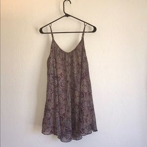 LUSH Paisley Pattern mini dress. Size M.
